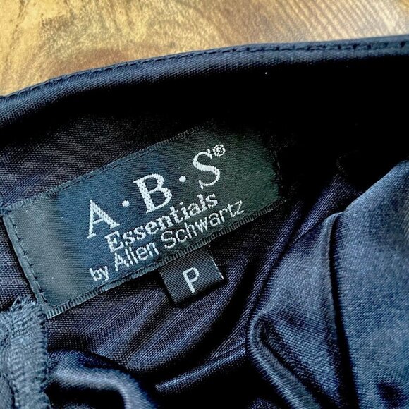 Y2K Vintage Prom Gown Sz P Petite Black Halter Rhinestone Halter Maxi Dress - Picture 12 of 12